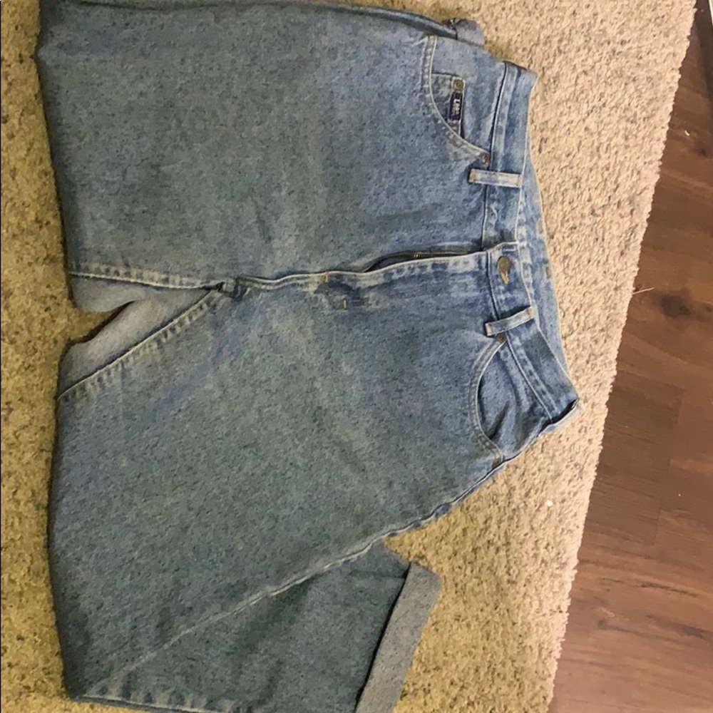 Lee denim mom/straight jean